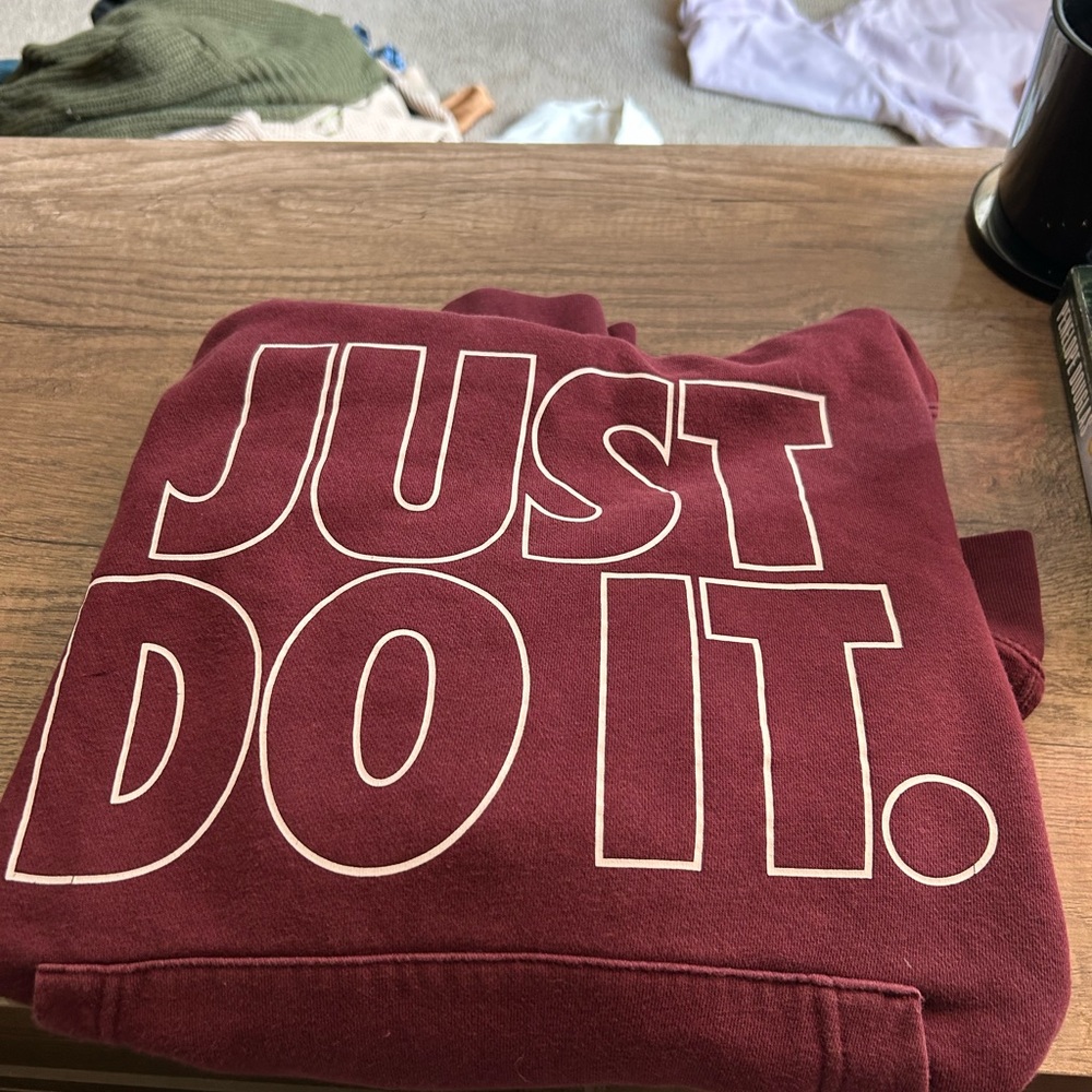 Maroon Nike Hoodie